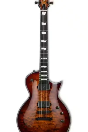 Très demandé | ESP E-Ii Eclipse Quilted Maple Fluence Tiger Eye Sunburst