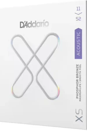 D'addario And Co XSAPB1152-3P 11-52 Custom Light XS PB Coated 3-Pack - Tout nouveau