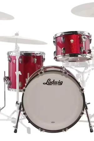 Dépêchez-vous | Ludwig Drums L84023Ax27 - Classic Maple 20"/12"/14" - Red Sparkle