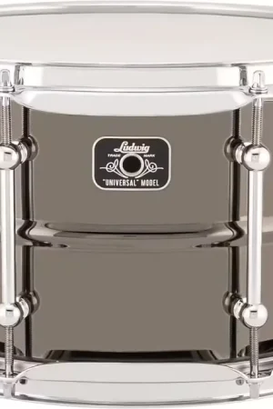 Haute qualité - Ludwig Drums Lu0713Cdir - 13 X 7" Universal Metal - Chrome Brass