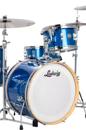 Ludwig Drums Lclub20Bldir - Continental Club Series 20"/ 4Pcs - Blue Sparkle | Dernières unités