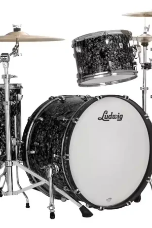 Prix choc - Ludwig Drums Ln34233Txa8 - Neusonic 22" Fab - Ebony Pearl