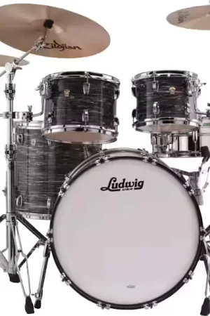 Ludwig Drums L88204Ax1Q - Mod Classic Maple Stage 22/10/12/16 - Vintage Black Oyster | Offre exclusive