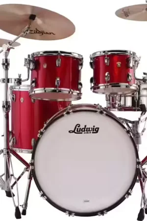 Ludwig Drums L88204Ax27 - Mod Classic Maple Stage 22/10/12/16 - Red Sparkle - Fin de série