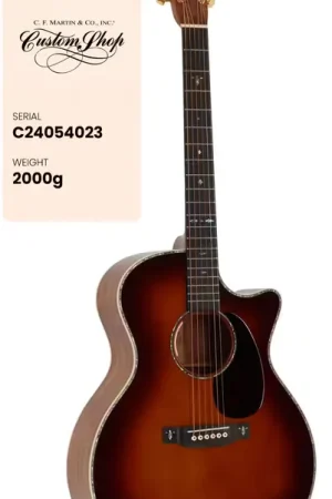 Prix avantageux - Martin Custom Shop Cs Grand Performance Gpc Épicéa Des Alpes Italiennes/Koa Flammé