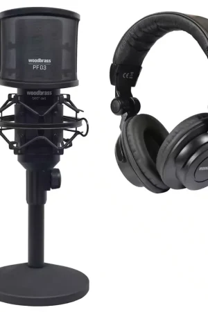Achetez en ligne | Woodbrass Bird UM1 Pack Podcast + Casque