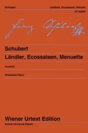 Très bien noté - Wiener Urtext Edition SCHUBERT F. - LANDLER ECOSSAISEN MENUETTE - PIANO