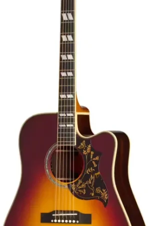 Epiphone Hummingbird Deluxe EC Autumn Burst IBGCS - Livraison rapide
