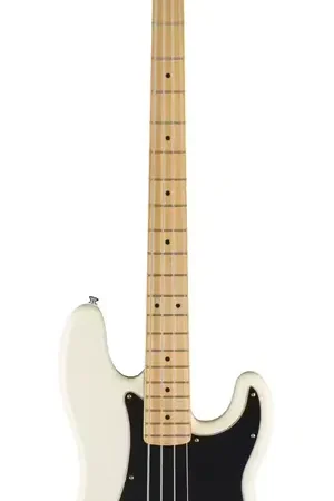 Premium | Fender Standard Precision Bass MN Black Pickguard Olympic White