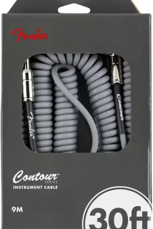 Offre exclusive | Fender 9m Contour Coiled Cable Inca Silver