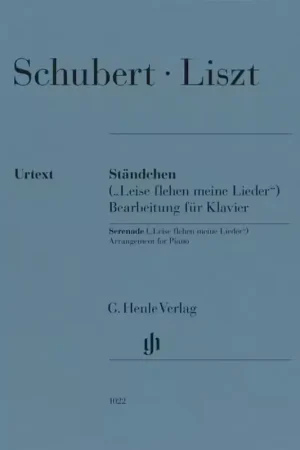 Prix promo | Henle Verlag SCHUBERT LISZT - SERENADE STANDCHEN - PIANO