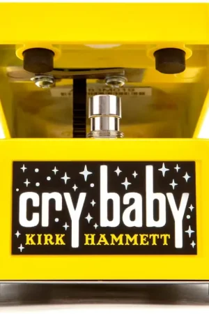 Dunlop Effects KIRK HAMMETT CRY BABY WAH YELLOW SPARKLE EDITION | Économisez maintenant