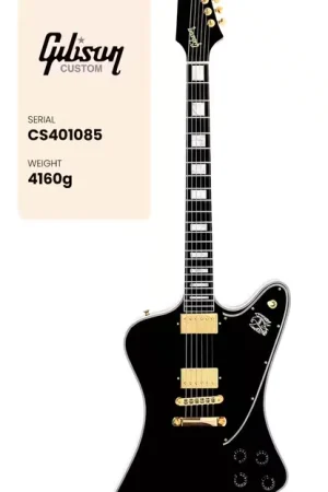 Gibson custom Firebird Custom Ebony CS MC #CS401085 - Nouveau