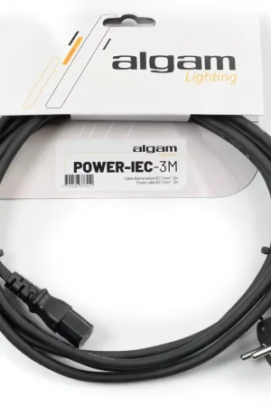 Remise | Algam Lighting Câble d'alimentation IEC - 3M