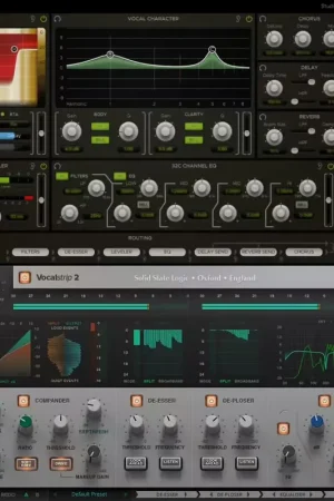 Solid State Logic Vocalstrip And Vocal Flow Bundle - Liquidation