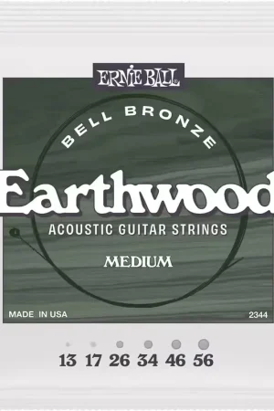 Ernie Ball 2344 Earthwood Bell Bronze Medium 13-56 - Nouveau au catalogue