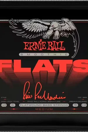 Achetez dès aujourd'hui - Ernie Ball 2749 Filet Plat Sign. Pino Palladino Medium 43-108