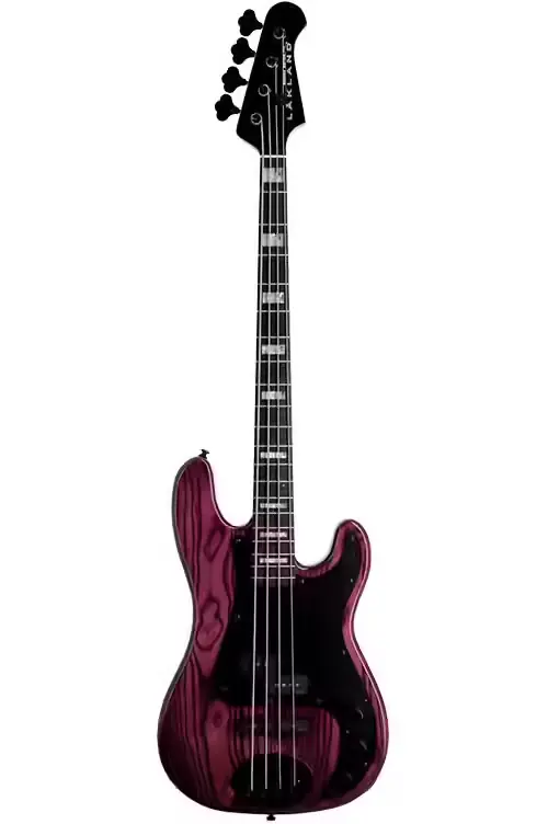 Lakland Skyline 44-64 Custom Signature Geezer Butler 4 Translucent Purple EBO | Se termine bientôt