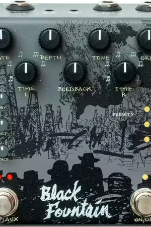 Old Blood Noise Endeavors Black Fountain Stereo Slate - Oil Can Delay - Très apprécié des clients