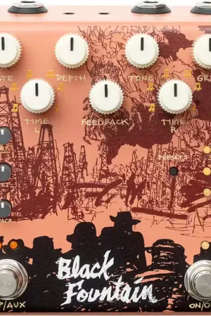 Bon prix | Old Blood Noise Endeavors Black Fountain Stereo Terracotta - Oil Can Delay