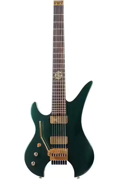 Liquidation - Schecter Synyster Gates Custom-7 FR Headless Gaucher- Oak Green Metallic