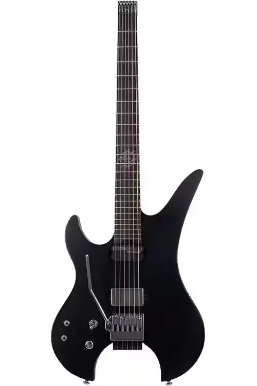 Schecter Synyster Gates Custom-6 FR S Headless Gaucher Satin Black - Expédition express
