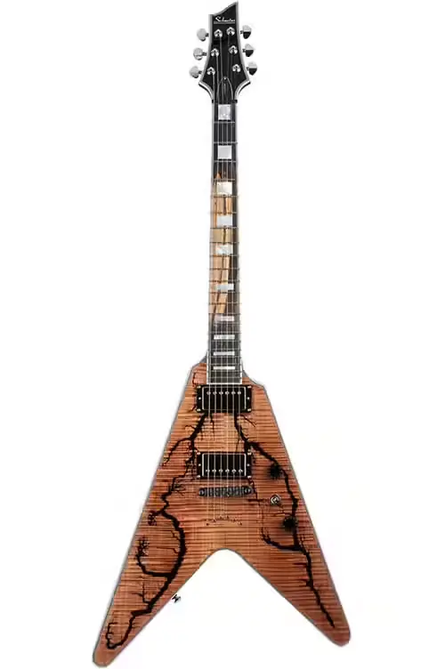 Schecter V-1 EQ Resin Gloss Natural | Nouveau en boutique