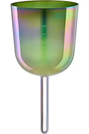 Sonic Energy ESOLCSB396 - Bol chantant en cristal Essence Solfeggio de 5,75" Ut 396 Hz vert olive - Prix doux