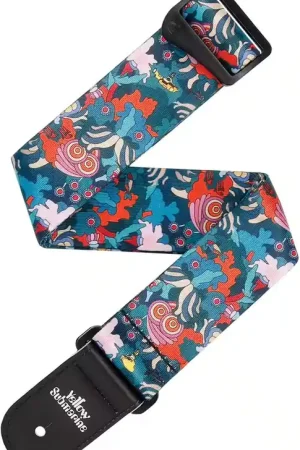 D'addario And Co Beatles Yellow Submarine 55th Anniv. Polyester Strap Under The Sea - Haute qualité