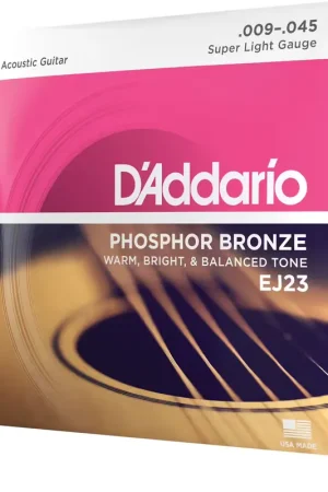 D'addario And Co EJ23 - 09-45 Super Light PB | Tendance