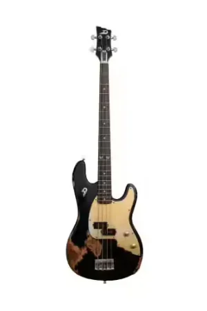 Prix réduit - Duesenberg Alliance Bass Signature Chris Chaney Bass Black Distressed LTD + Housse