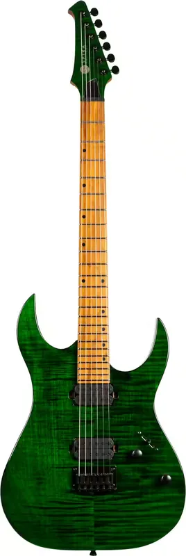 Spira Guitars S450TGR Transparent Green | Excellente qualité
