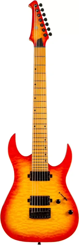 Offre | Spira Guitars S507QFB Fireburst