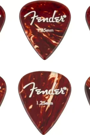 Fender Aero Acrylic Picks 6-count 1.25mm - Disponible