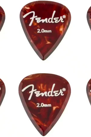 Fender Aero Acrylic Picks 6-count 2.0mm | Nouveau au catalogue