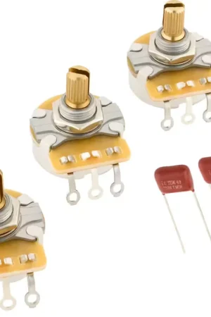 Achetez dès maintenant - Fender Stratocaster Split Shaft Potentiometer and Capacitor Kit 3-Pack