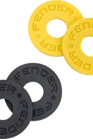 Incontournable | Fender Strap Blocks Third Man Records 2 x Black and 2 x Yellow
