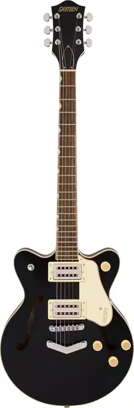 Gretsch Guitars G2655 Streamliner Center Block Jr. Double-Cut with V-Stoptail LRL Black | Achetez dès maintenant