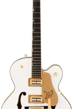 Gretsch Guitars Synchromatic Falcon Hollow Body Single-Cut with Bigsby EBO Snowcrest White | Plus que quelques unités