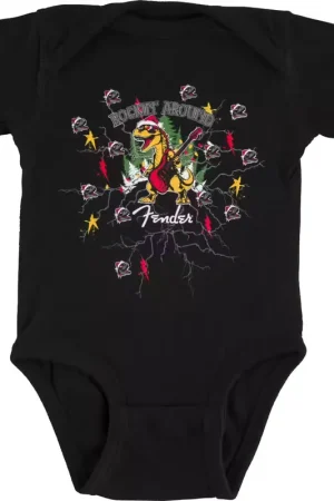 Fender "6-12M" Body Bébé Dinosaure de Noël 2025 - Paiement sécurisé