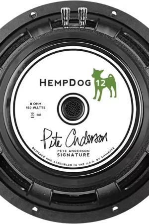Prix mini | Eminence Signature HEMPDOG 12 12" Pete Anderson
