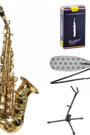 Super offre | Woodbrass Pack WSSC300 Soprano Courbe Prêt à Jouer