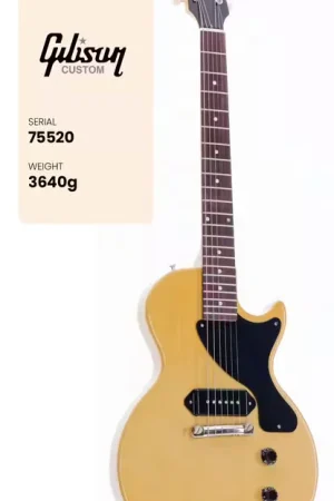 Ajoutez au panier | Gibson custom Les Paul Junior 1957 Vos Tv Yellow Cs Hrc