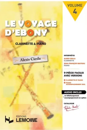 Robert Martin Ciesla A. - Le Voyage d'Ebony - Clarinette (+ Acc. Piano) | Achetez dès aujourd'hui