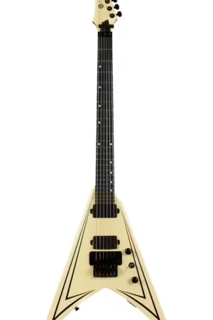 Spira Guitars V420AWH Antique White Stripe - Super offre