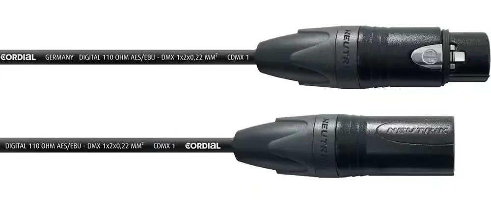 Cordial Câble DMX 5 Points 0.5 M - Ajoutez au panier