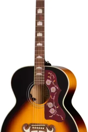 Très apprécié des clients | Epiphone J-200 Studio Vintage Sunburst