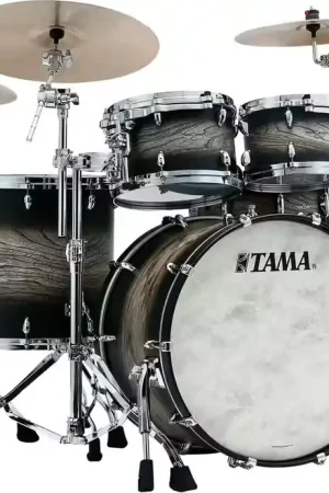 Tama Star Walnut Stage 22 Satin Black Japanese Sen Burst - Disponible