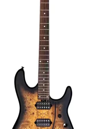 Retour gratuit - Sterling Guitars Richardson Cutlass 6 Natural Poplar Burl Burst - Stock B