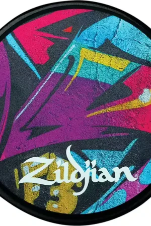 Prix choc - Zildjian Accessories ZXPPGRA12 - Pad D'entrainement 12" Graffiti - Stock B
